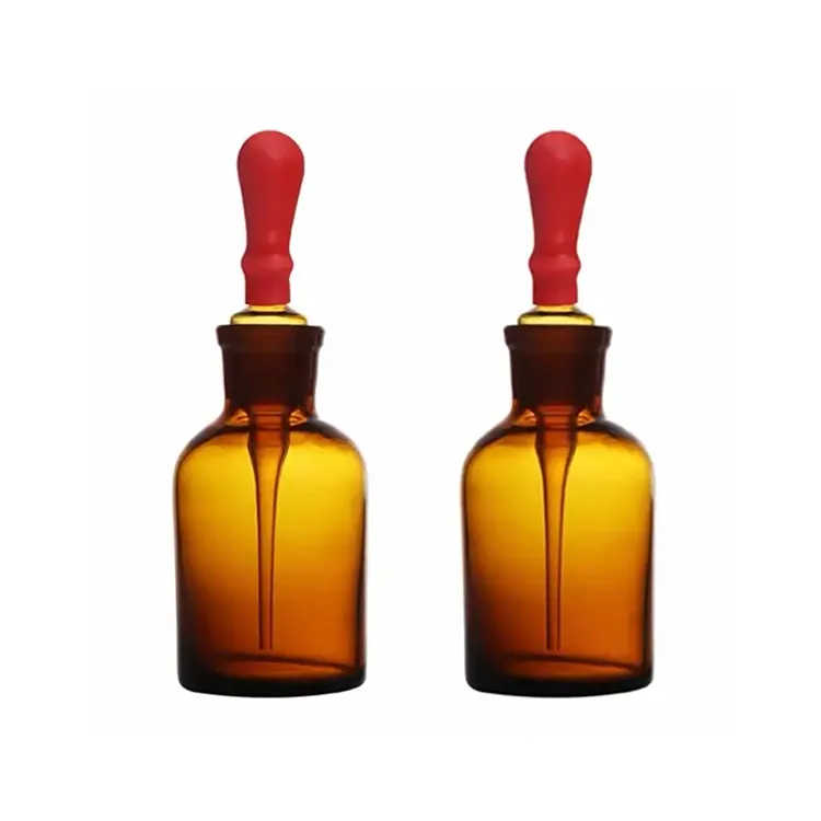 30ml 60ml 125ml Amber Glass Dropping Bottles