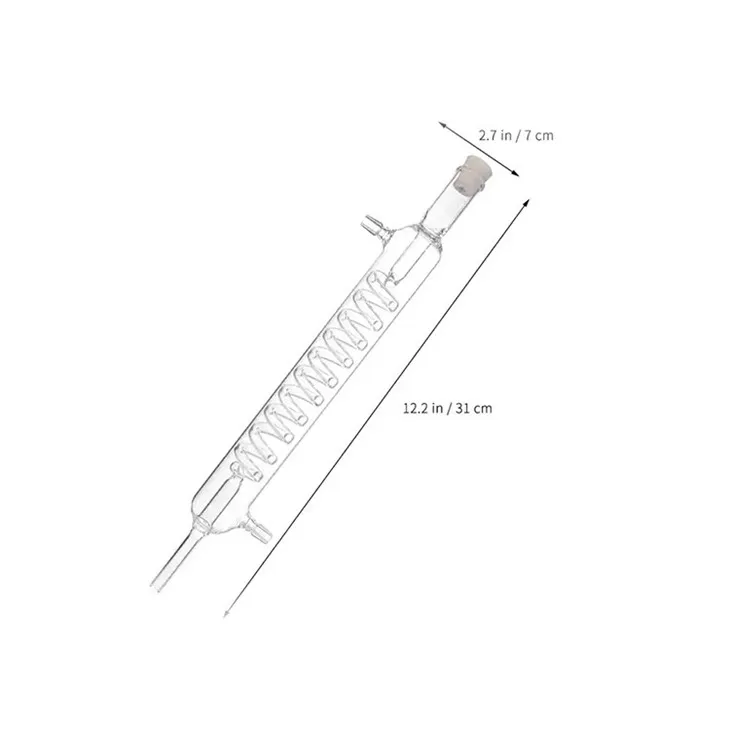 condenser with coiled inner tube