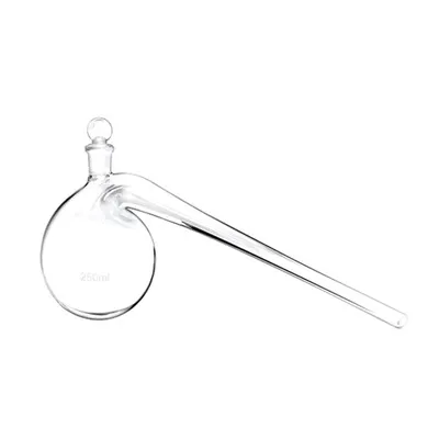 Frascos de destilación Frascos de destilación de retorta de 250 ml y 500 ml con tapón de vidrio esmerilado