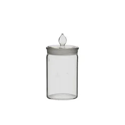 Frascos de vidrio para pesar de laboratorio de forma alta con tapón de vidrio esmerilado