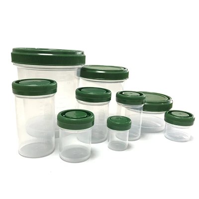 Copa de espécimen de plástico taza de formalina